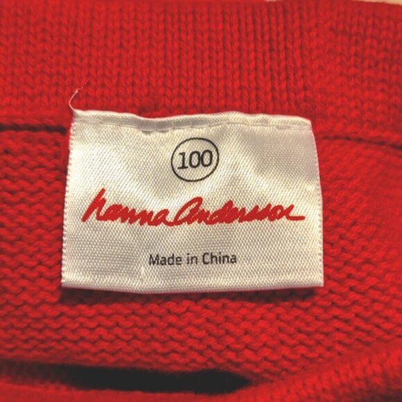 Hanna Andersson girls size 100 or 4 knit skirt with tiny flowers VGUC - Picture 6 of 6